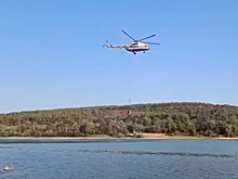 Авиация сбросила почти 120 т воды при тушении природного пожара в Крыму