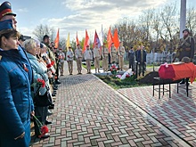 В Ряжске перезахоронили останки красноармейца-телеграфистки Ольги Ларионовой