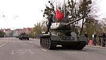 В Калининграде прошёл военный парад