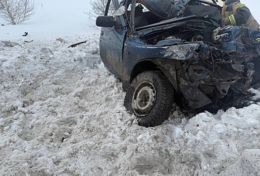 В Омской области водитель «Лады» погиб после столкновения с фурой