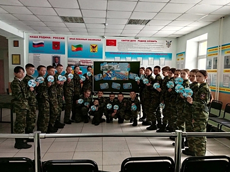 Забайкальские кадеты приняли участие во Всероссийской акции «Блокадная ласточка»