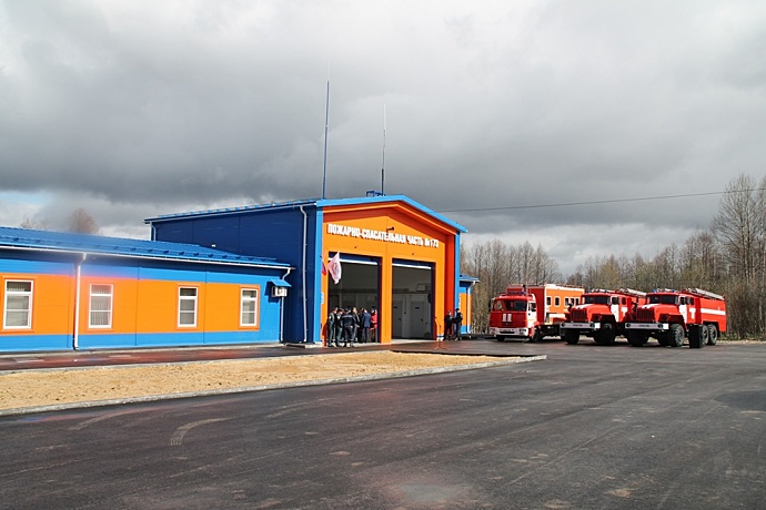 В Чкаловском округе открылась новая пожарная часть