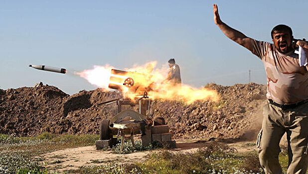 В Ираке рядом с военной базой упали ракетные снаряды