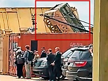 Загадочную ракетную установку заметили во время визита Трампа в Форт-Брэгг