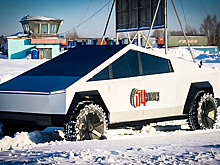 Сделано в России: умельцы собрали Tesla Cybertruck из "уазика"