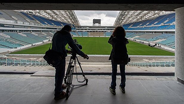 Охрана стадиона «Фишт» не пускает журналистов на тренировку сборной Бельгии