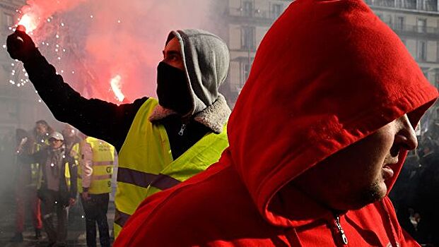 В Париже на акции протеста начались беспорядки