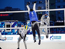 В Новом Уренгое прошел розыгрыш Кубка России по волейболу на снегу