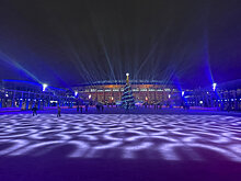 В «Лужниках» открылся самый большой мультимедийный каток в России