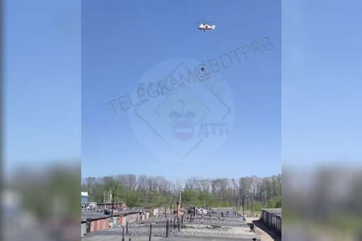 «БашДТП»: в Башкирии загорелась мебельная фабрика, ее тушат с вертолетов