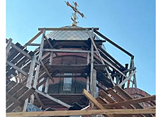 Храм-часовня в честь разрушенного собора в Саранске готовится к этапу кровельных работ