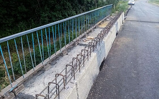 В Кадомском районе приступили к ремонту дороги и моста в рамках нацпроекта