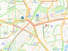 Из-за ДТП около площади Победы собирается пробка