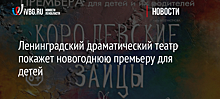 Ленинградский драматический театр покажет новогоднюю премьеру для детей