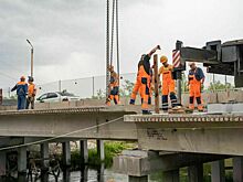 Ремонт моста через реку Сандаловку на улице Проезжей готов завершён на 85%