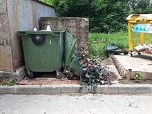 В Новосибирске зафиксирована волна поджогов мусорных контейнеров