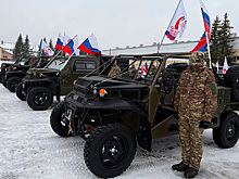 Губернатор Сергей Ситников передал костромским десантным полкам в зону СВО 19 единиц техники, включая маневренные вездеходы-багги