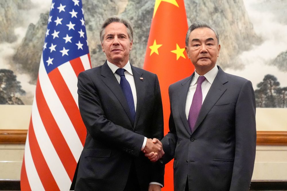 Глава МИД Китая Ван И встретился в Пекине с госсекретарем США Энтони Блинкеном