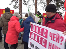 В Шиесе 18 ноября ждут силового разгона лагеря протеста. В Архангельской области идут пикеты против крупнейшей в Европе свалки