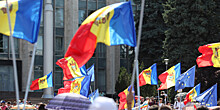 Митинг в поддержку европейского курса властей Молдовы прошел в Кишиневе