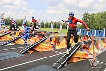 Команда г. Москвы стала серебряным призером в командном зачете по итогам соревнований по пожарно-спасательному спорту
