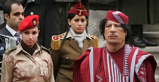 «Монахини революции»: на что были способны девственницы-телохранители Муаммара Каддафи