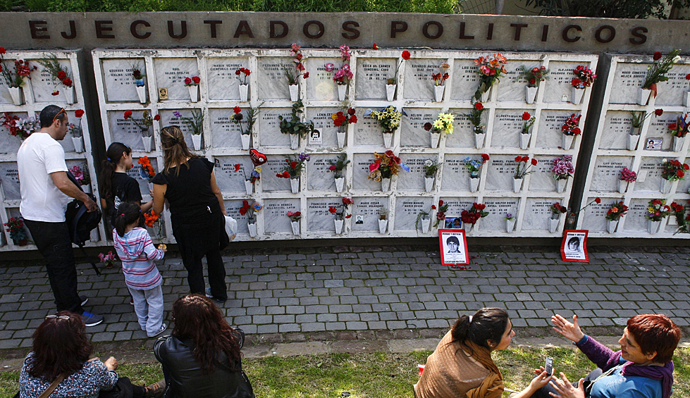 Мемориал памяти жертвам режима Аугусто Пиночета, 2012 год