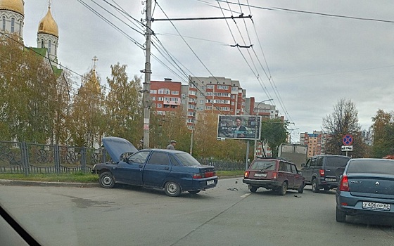 В Дашково-Песочне произошло ДТП у храма на Новоселов