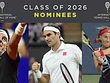 Федерер, Кузнецова и дель Потро номинированы на введение в Зал теннисной славы