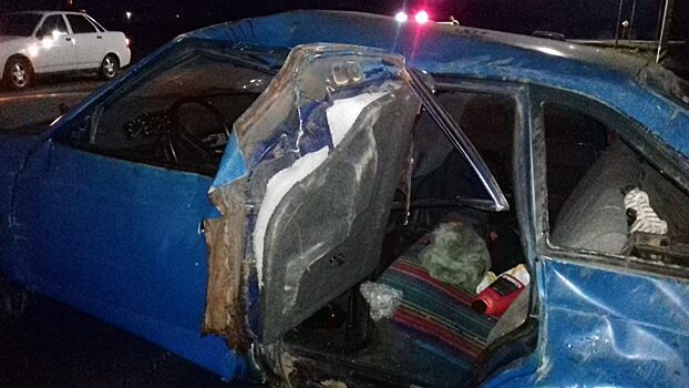 В Сараевском районе две девушки несколько раз перевернулись на «москвиче»