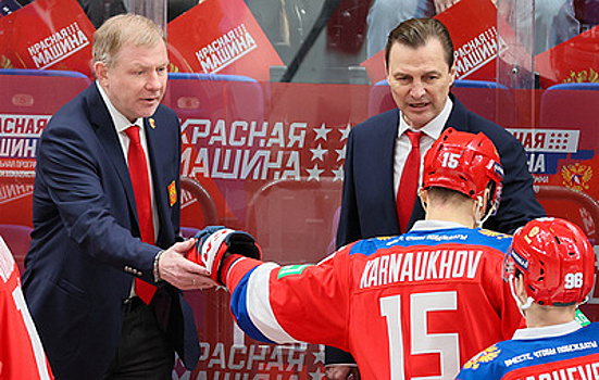Российские хоккеисты под руководством Жамнова на третьем турнире кряду заняли второе место