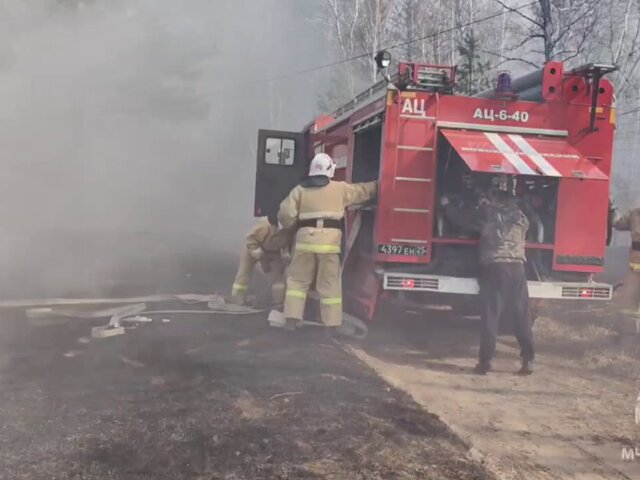 Открытое горение ликвидировано на месте пожара в СНТ в Забайкалье