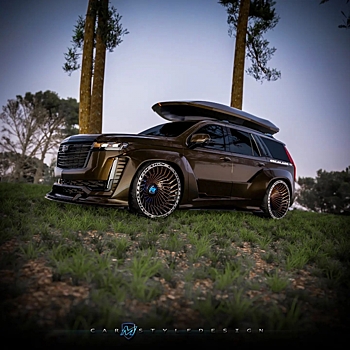 Cadillac Escalade-V получил очень крутой виртуальный тюнинг