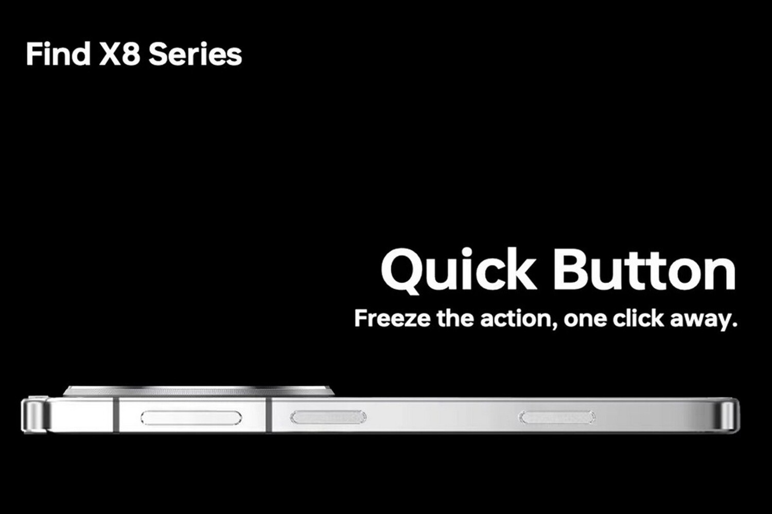 GSMArena: смартфоны Oppo Find X8 получат кнопку захвата, как в iPhone 16