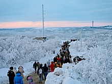 Жители Мурманска встретили восход солнца после 40-дневной полярной ночи