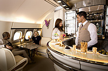 Emirates обновит зону с баром в Airbus A380