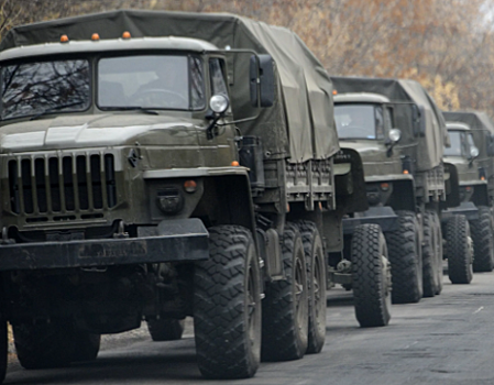 Передвижение нескольких колонн военной техники увидели в регионе КМВ