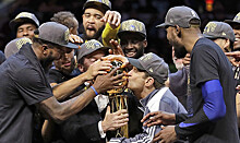 Как «Голден Стэйт» отпраздновал чемпионство в НБА