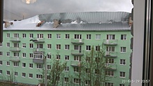 В Мурманской области ветром снесло крышу только что отремонтированного дома