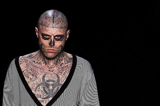 Причиной смерти тату-модели Zombie Boy мог стать несчастный случай