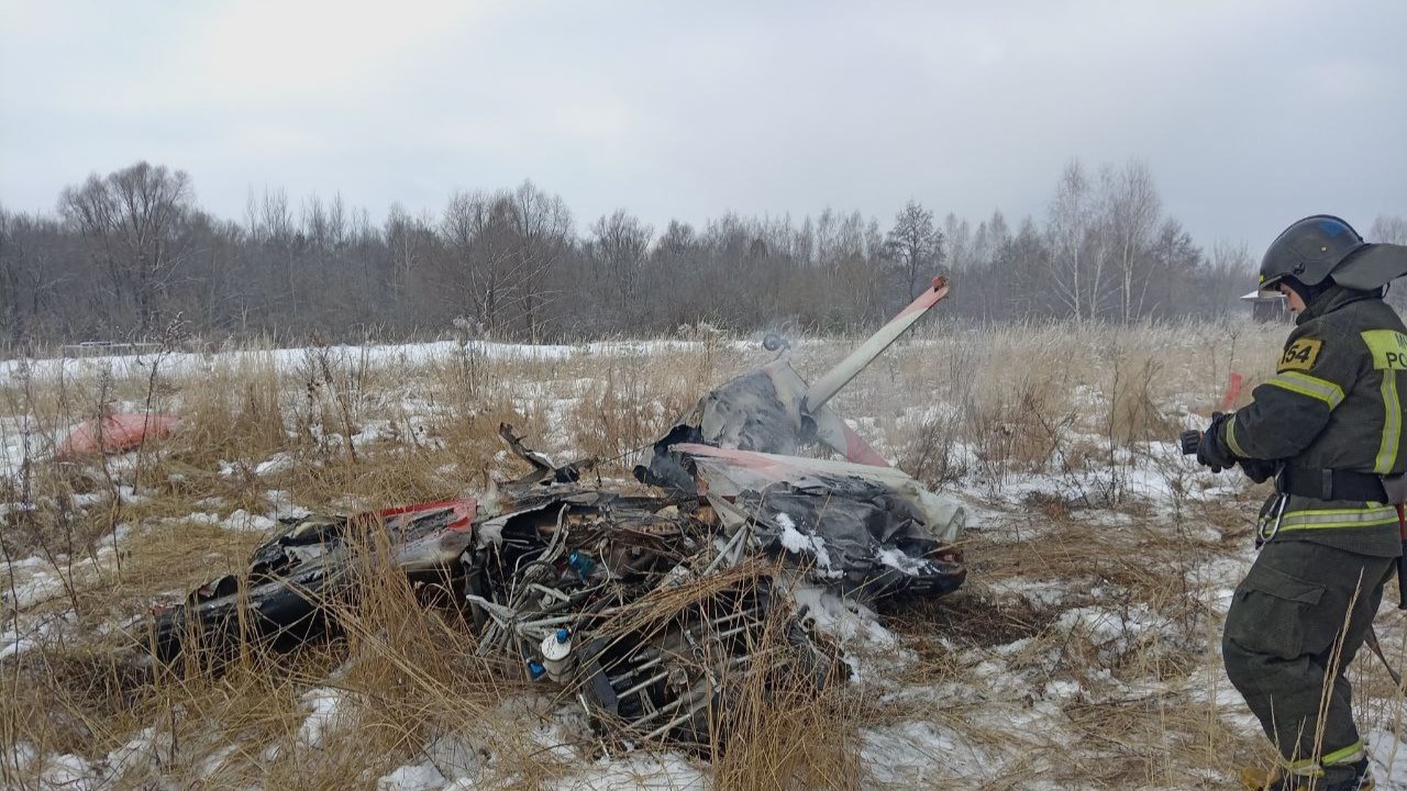 Момент падения самолета под Нижним Новгородом попал на видео