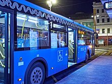Два новых ночных маршрута автобусов запустят в столице с 14 ноября