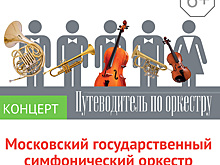 Приглашаем крюковчан на концерт Московского государственного симфонического оркестра «Путеводитель по оркестру» в КЦ «Зеленоград»