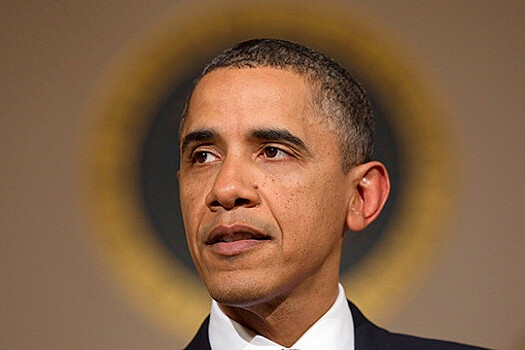 Президент США Барак Обама во время выступления в Белом доме, 1 февраля 2011 года