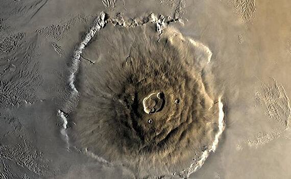 Гора Олимп (потухший вулкан) на Марсе