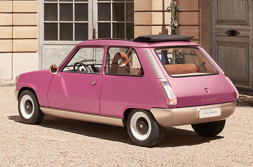 Кузов получил трёхслойную окраску, а руль в форме кренделя сделан из мрамора и углеволокна.