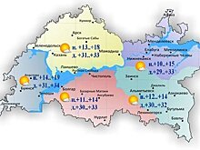 Сегодня в Татарстане воздух прогреется до +34 градусов