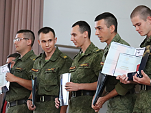 На военной кафедре РГРТУ прошёл выпускной лейтенантов и рядовых запаса
