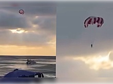 Мужчина в Пхукете упал во время прыжка с парашюта в море