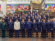 В Музее Победы прошел первый выпуск курсантов академии следственного комитета